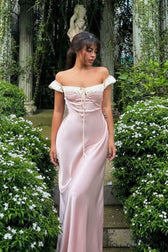 Satin Strapless Tie Slim Romantic Mini Dress 6