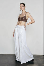 Vintage Lace Patchwork Bow Vacation Skirt