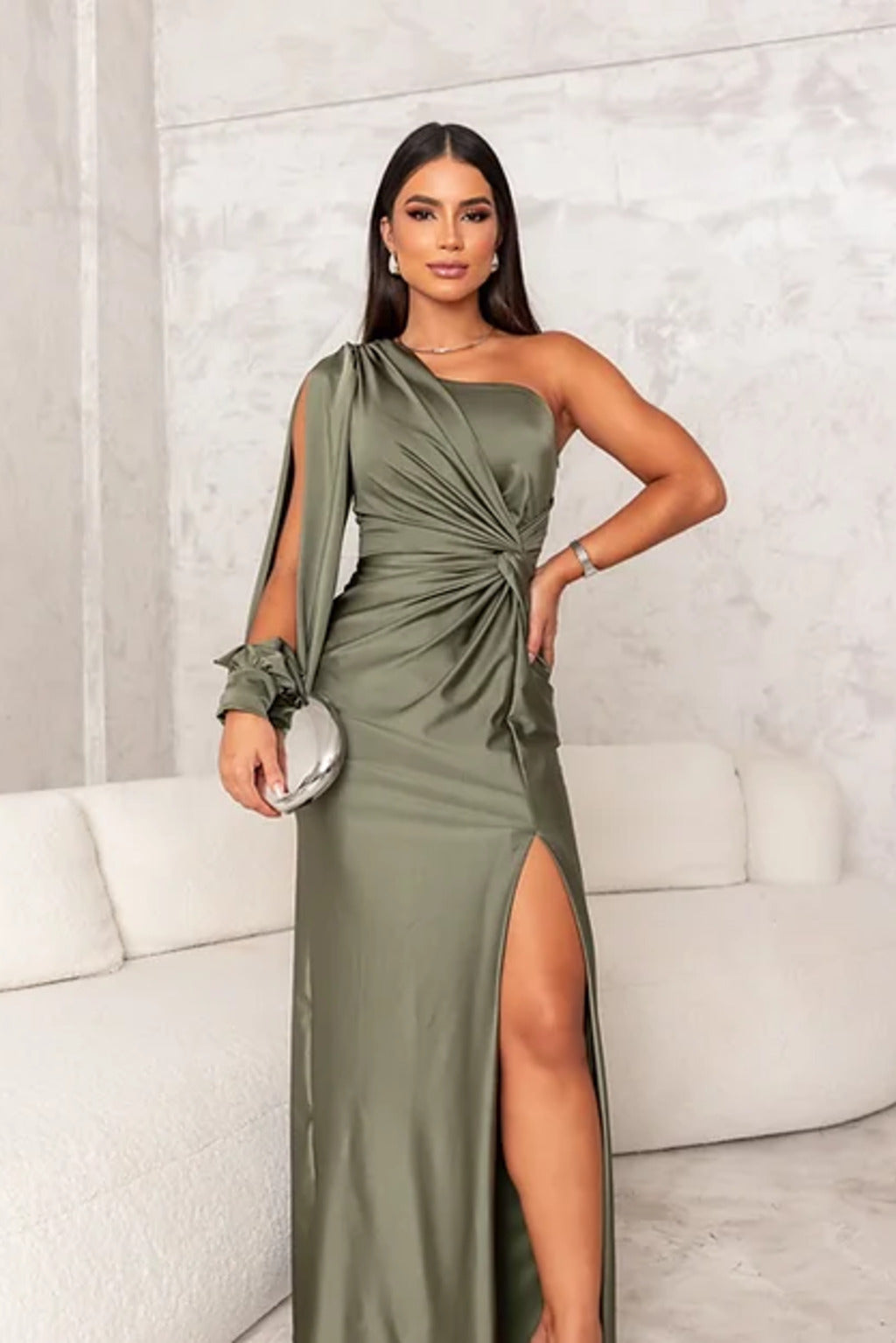 Ileana Minimalist Dress Silhouette Evening Wear Edit