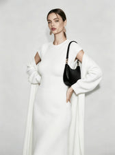 Cardigan Sleeveless Dress Knit Set