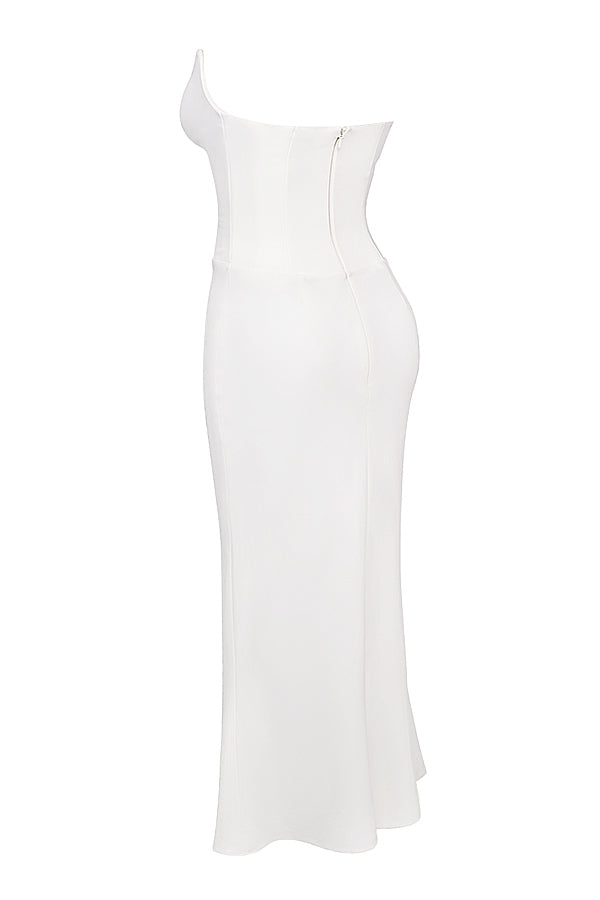 Strapless Sweetheart Corset Bodice Mermaid Maxi Dress 17