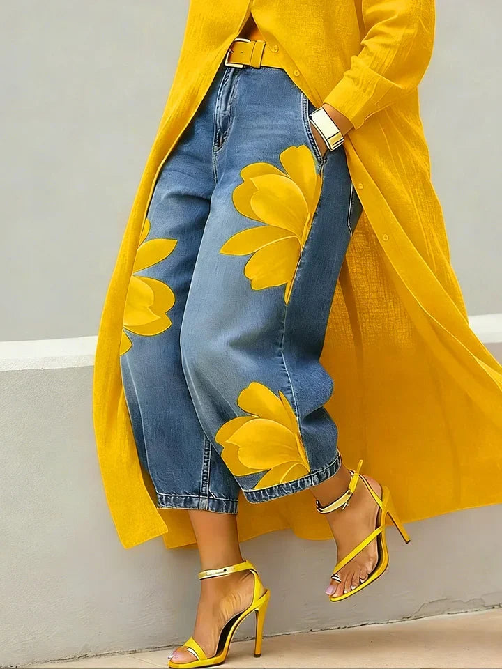 Victoria | Shirt Dress & Jeans Set