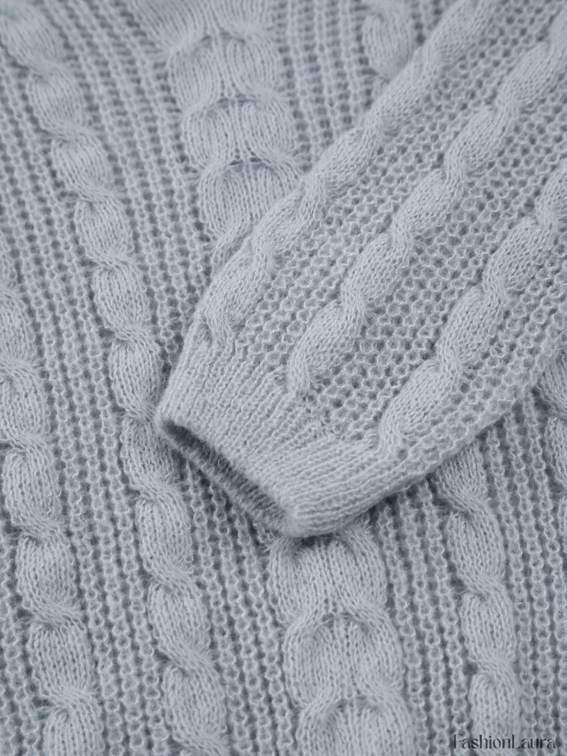 Cable Knit Graceful Oversized Sweater
