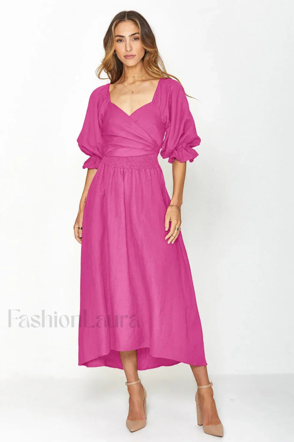 Call It Love Charming Two Way Dress S / Pink