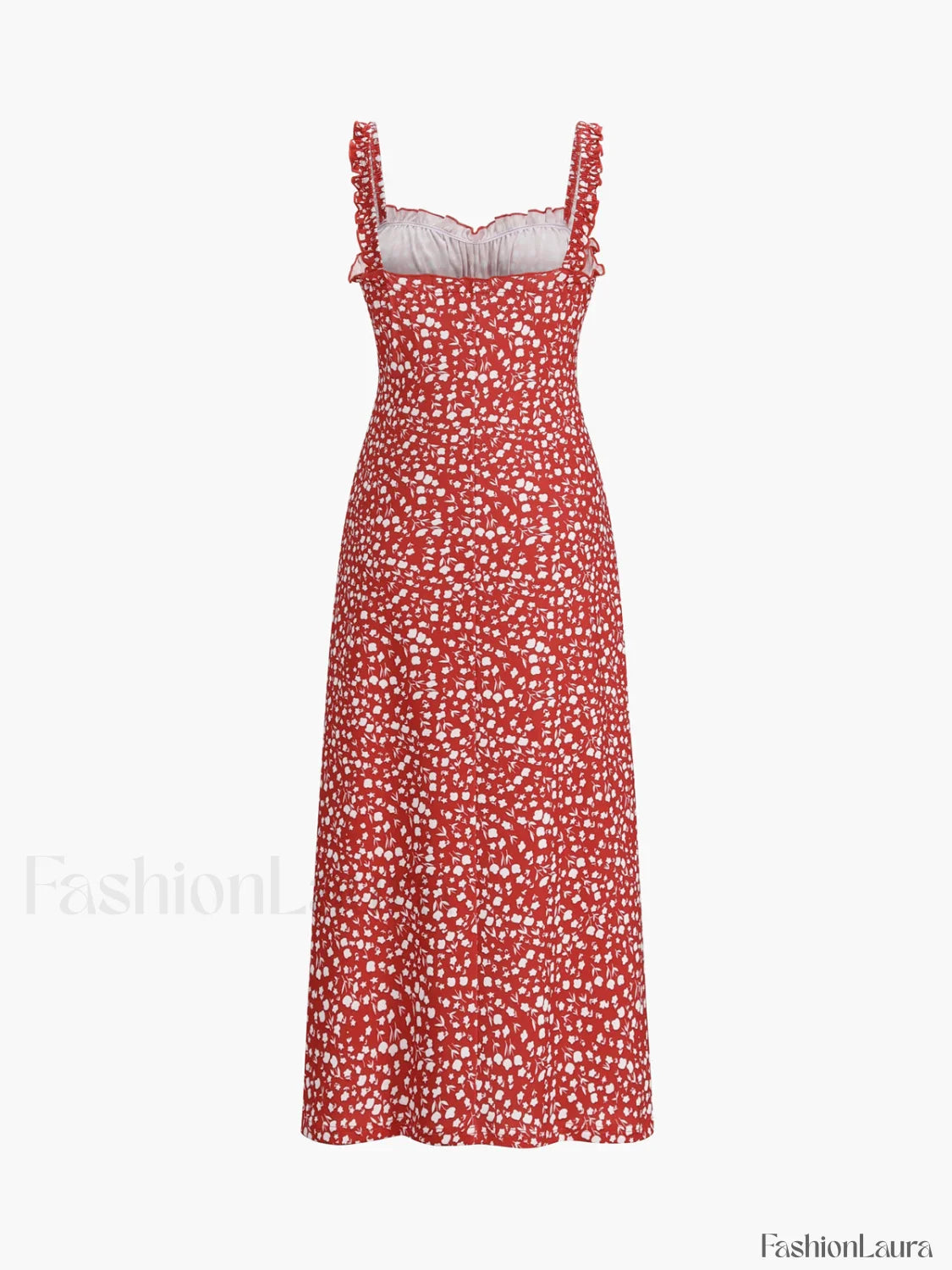 Cami Floral Bohemian Vacation Midi Dress