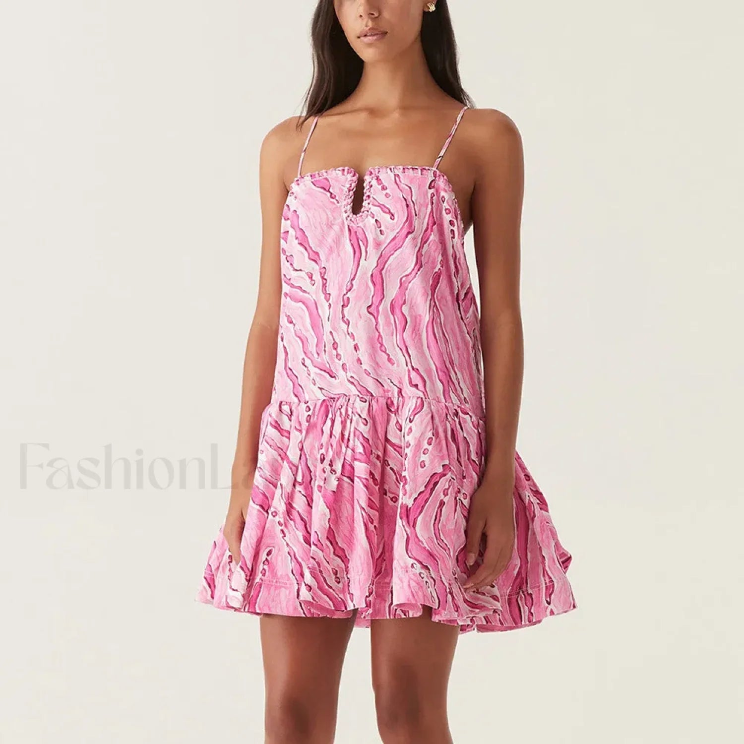 Camisole Patchwork Floral Dress