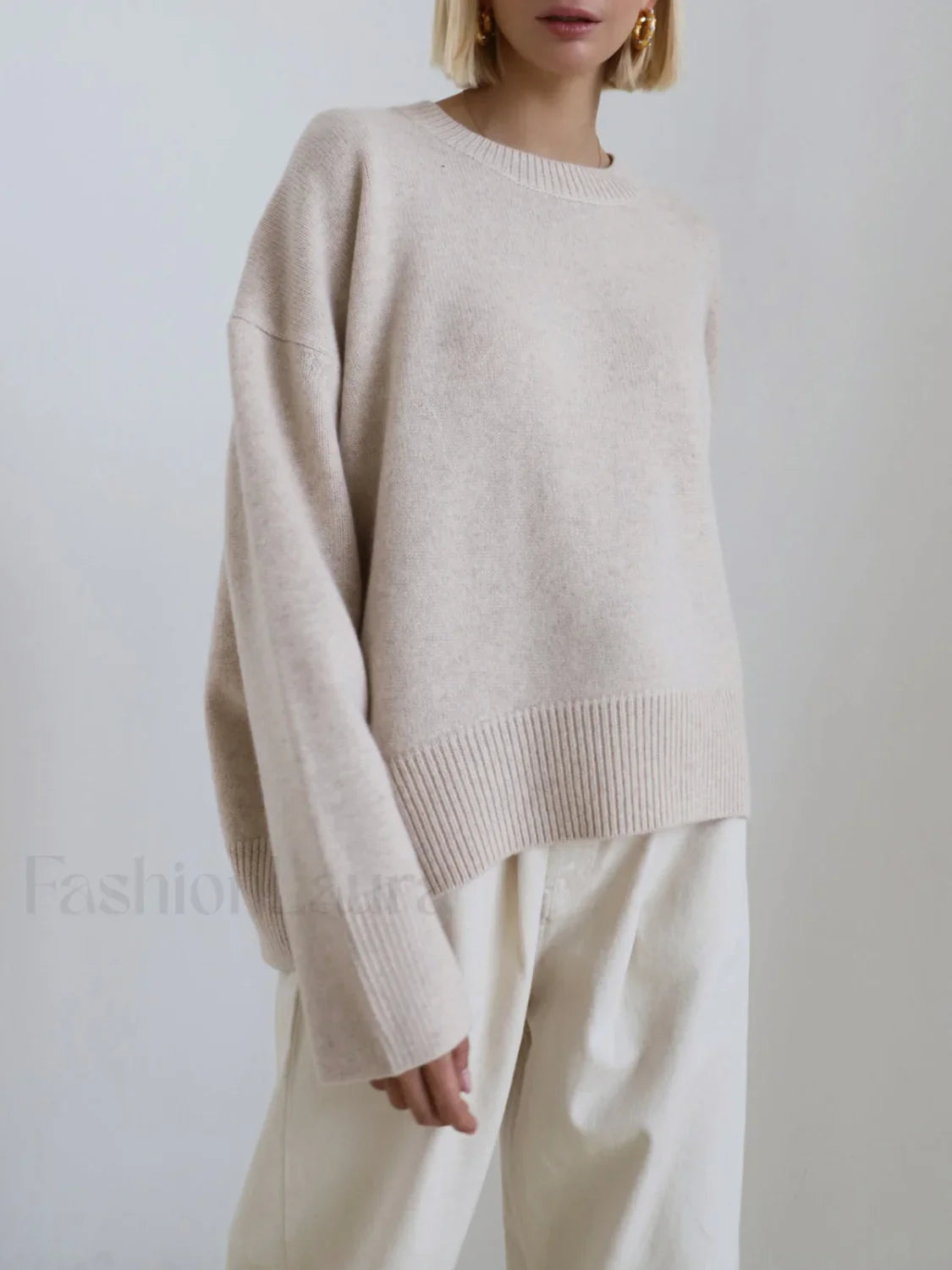 Candyfloss Oversized Graceful Pullover Sweater