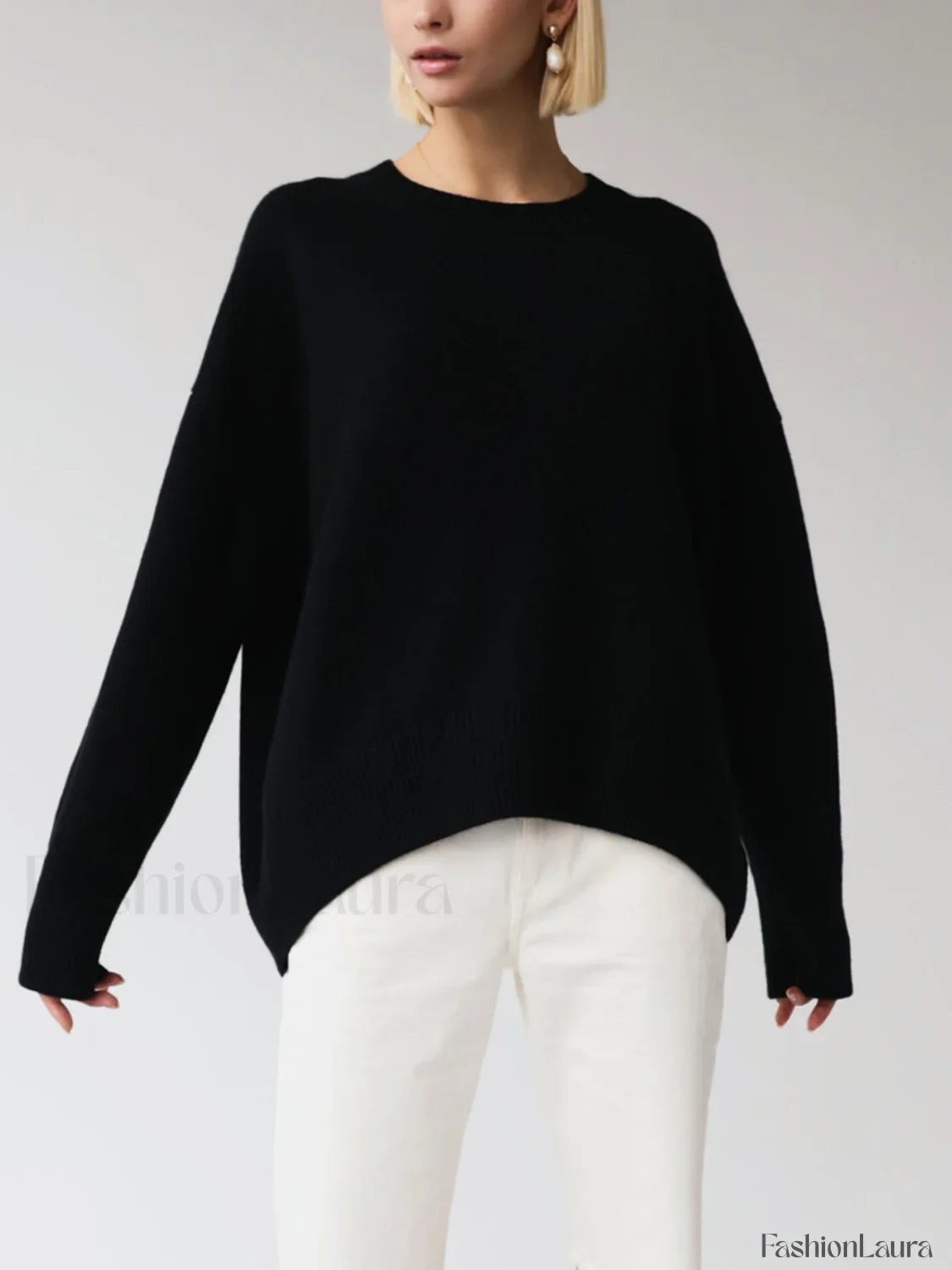 Candyfloss Oversized Graceful Pullover Sweater