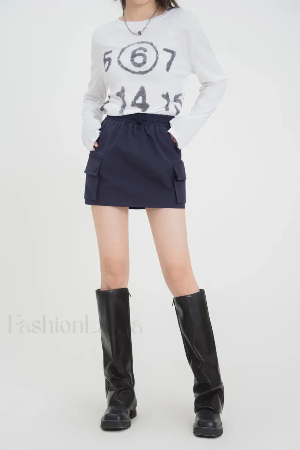 Cargo Toggle Waist Skirt