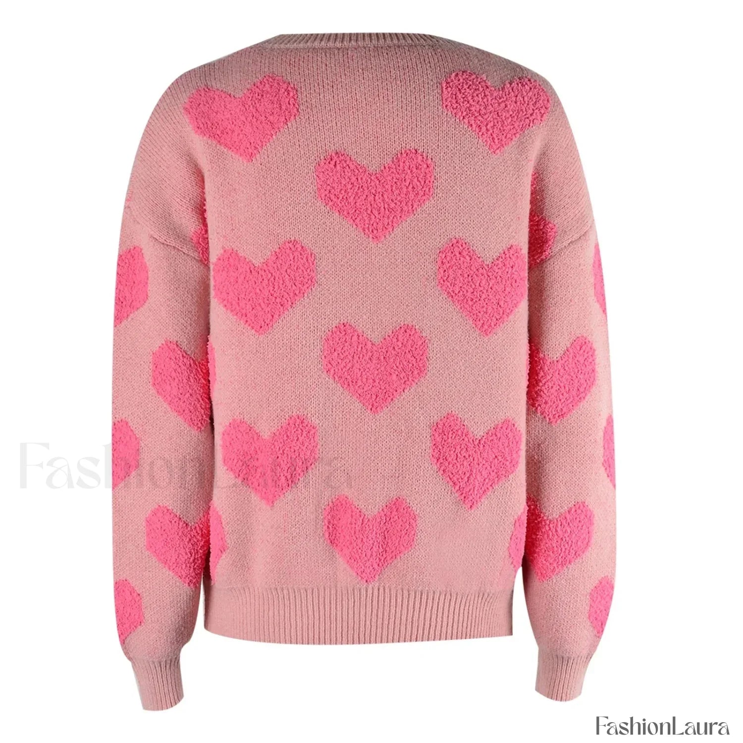 Cartoon Reindeer Print Christmas Sweater - Warm Long Sleeves