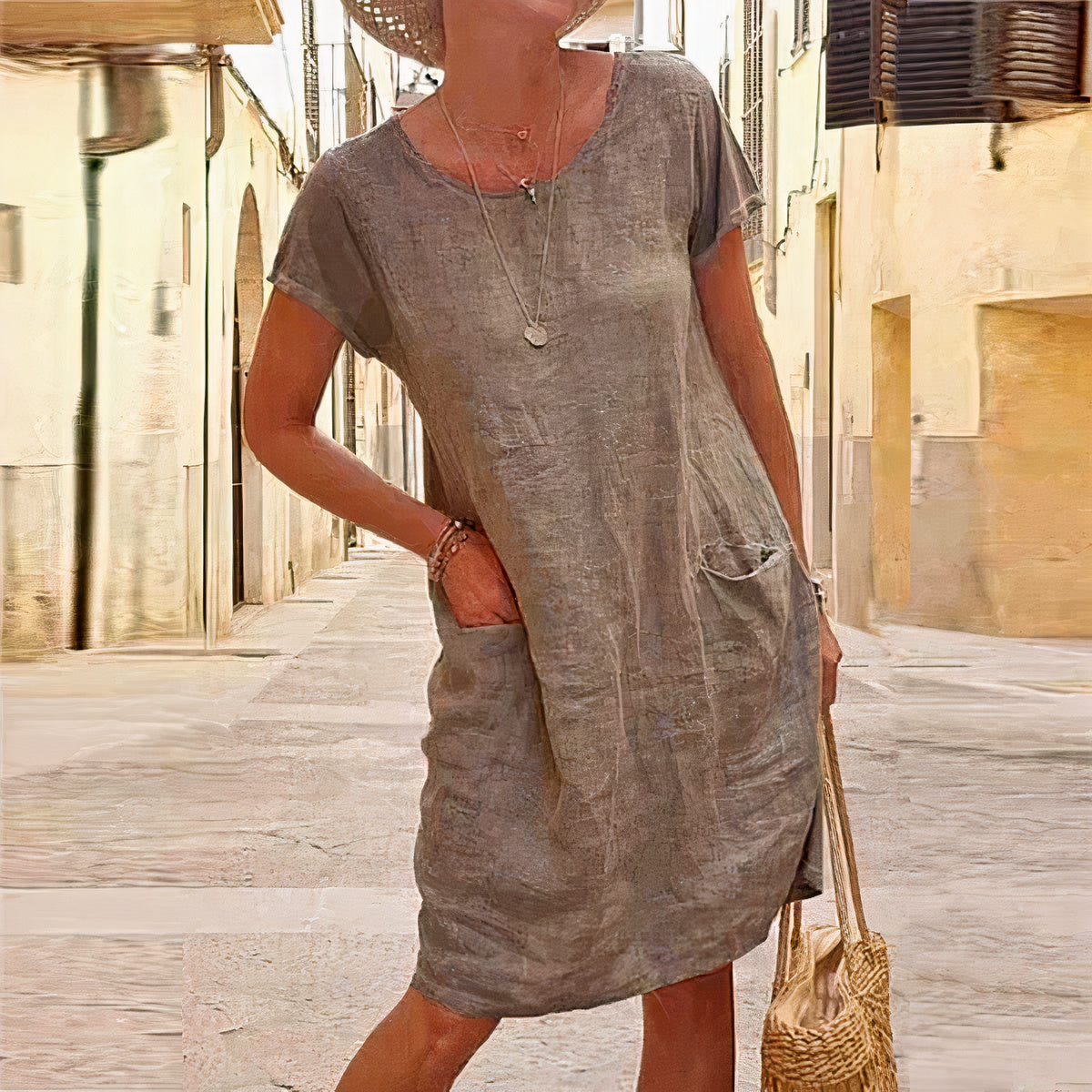 Michelle Tailored and Elegant Dress for Women Minimalist Chic Style