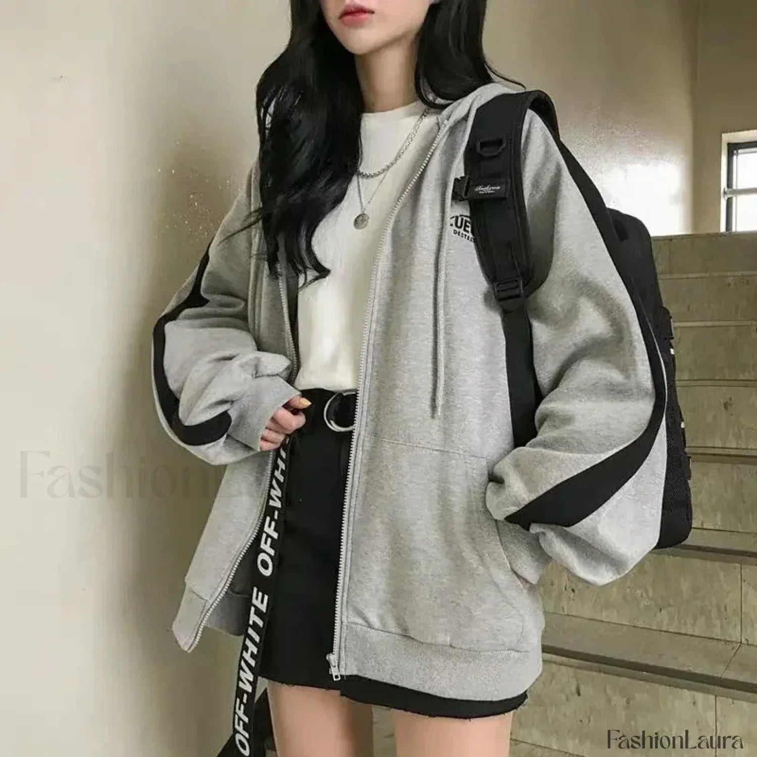 Casual Oversized Streetwear Hooded Hoody