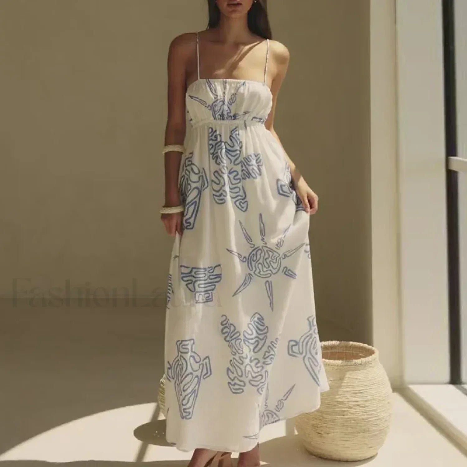 Casual Pleated Swing Dress Off Shoulder Floral Print Beach Floral Dress