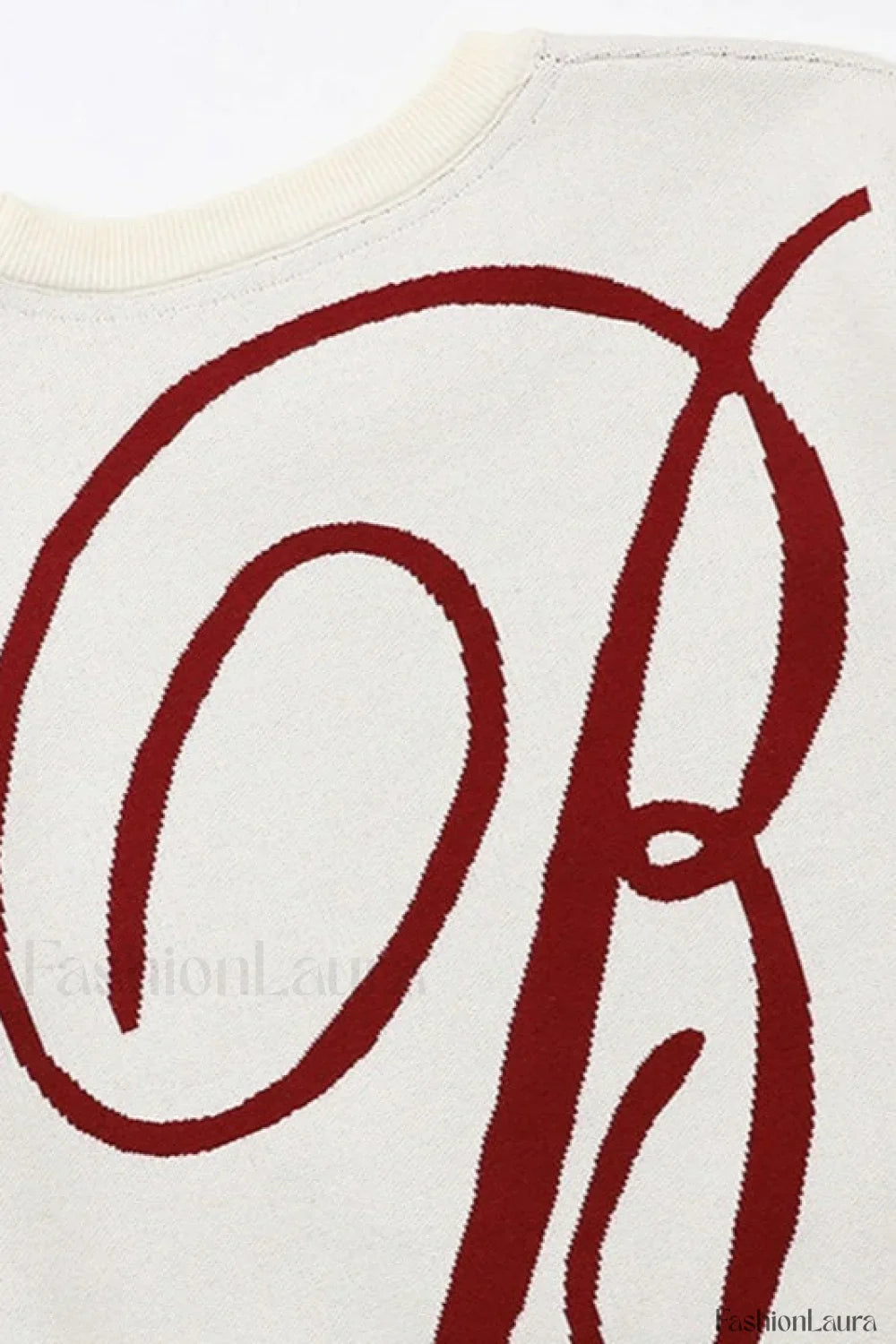 Casual Vintage Crew Neck Sweater