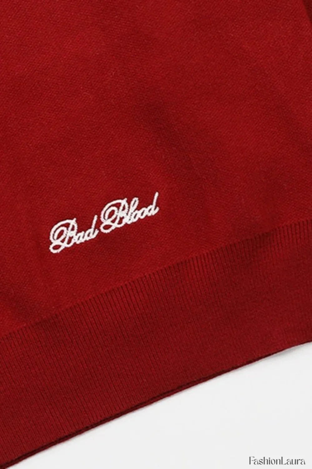 Casual Vintage Crew Neck Sweater