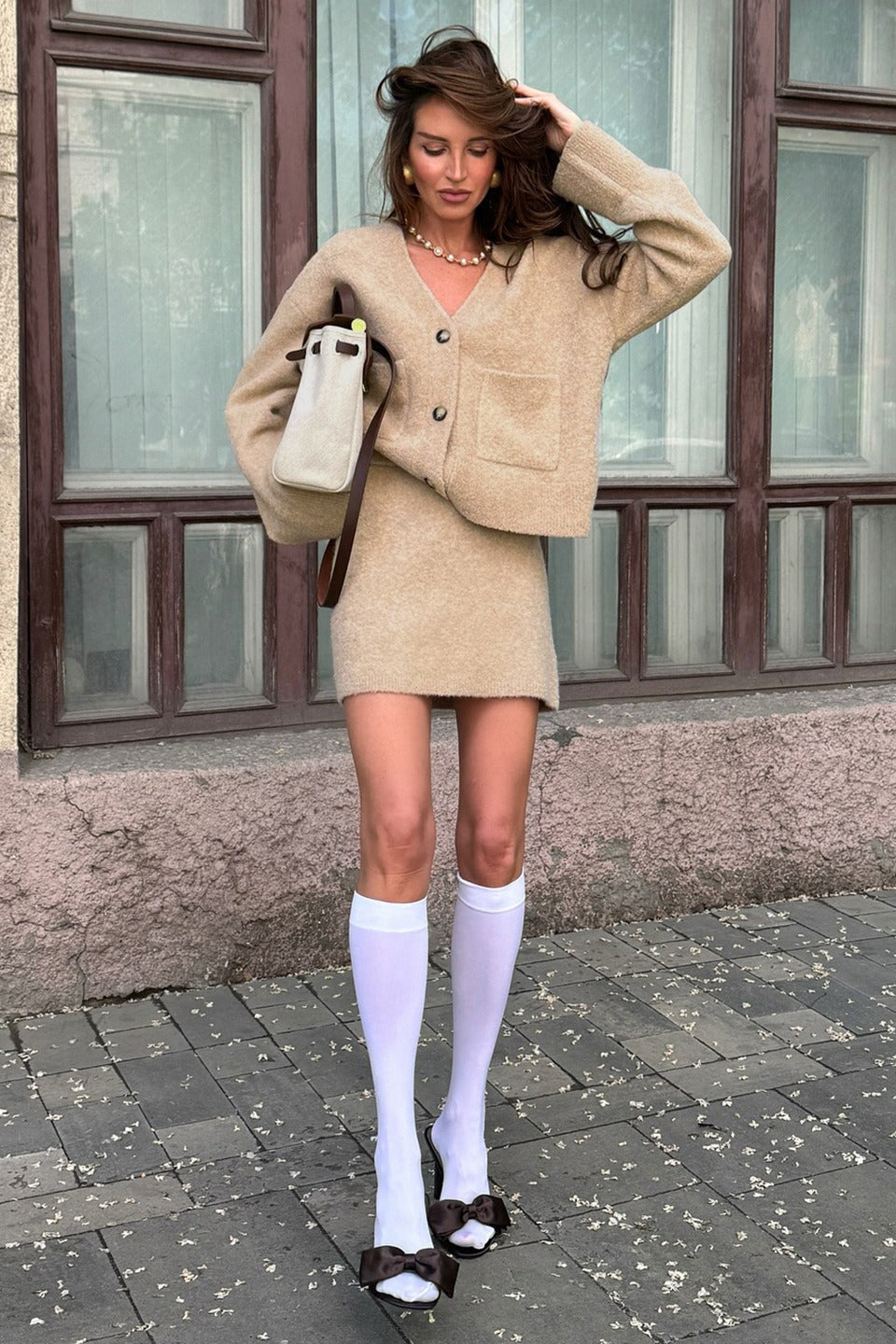 Knit Blend Bodycon Office Skirt