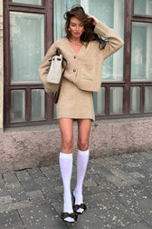 Knit Blend Bodycon Office Skirt