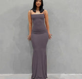 Satin Slip Backless Maxi Dress 5