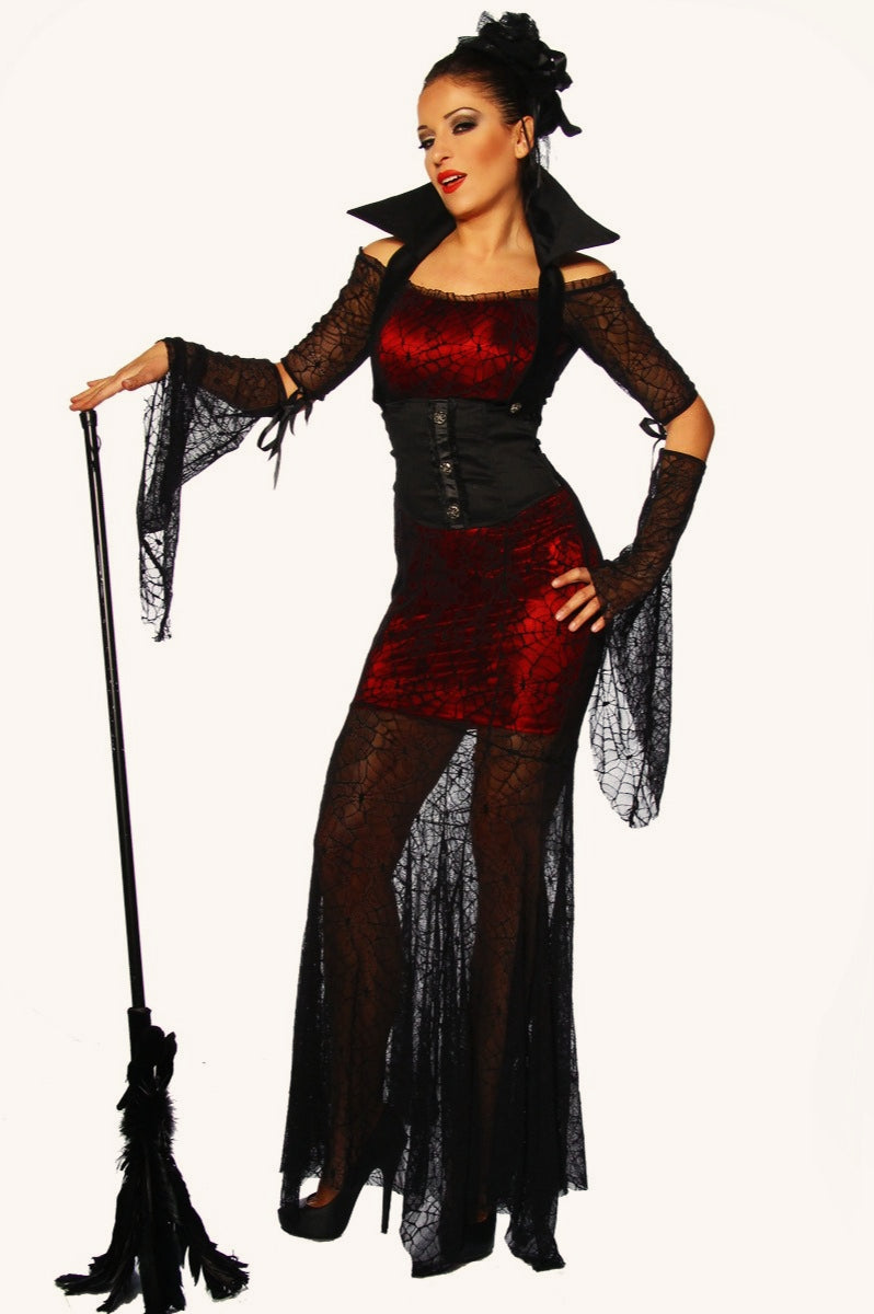 Vampire Witch Cosplay Maxi Dress Halloween Costume