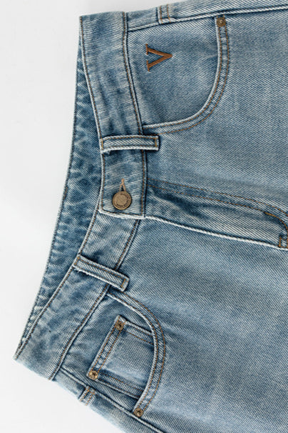 Embroidered Denim Jeans
