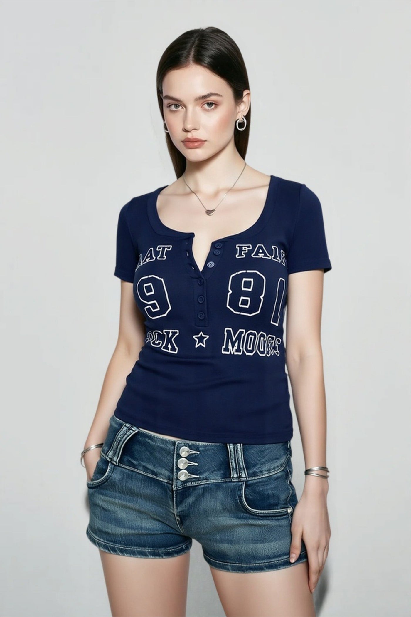 Vintage Fitted Solid T-shirts