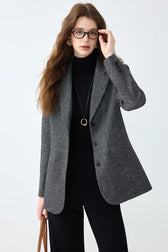 Vintage Inspired Heavy Wool Blazer