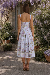 Ditsy Floral Slim Fit Slip Dress