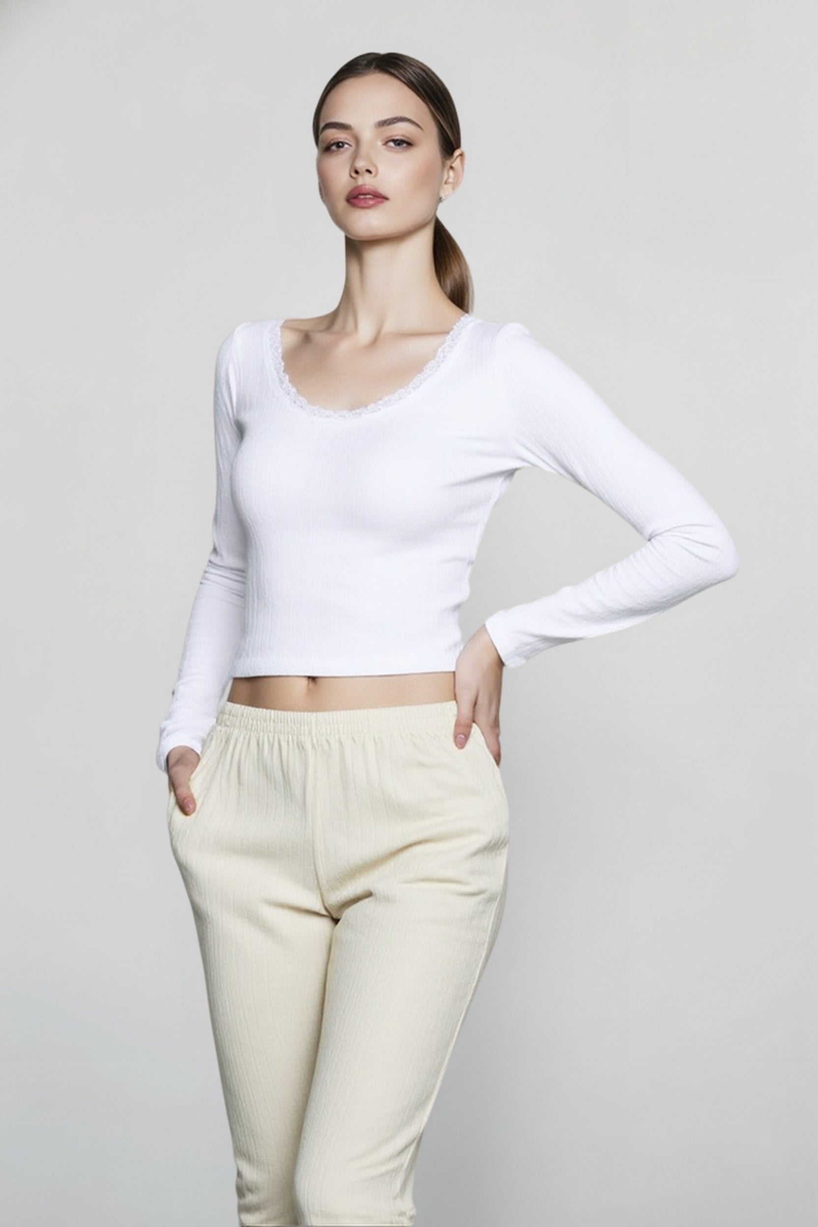 Vintage Washed Ribbed Top