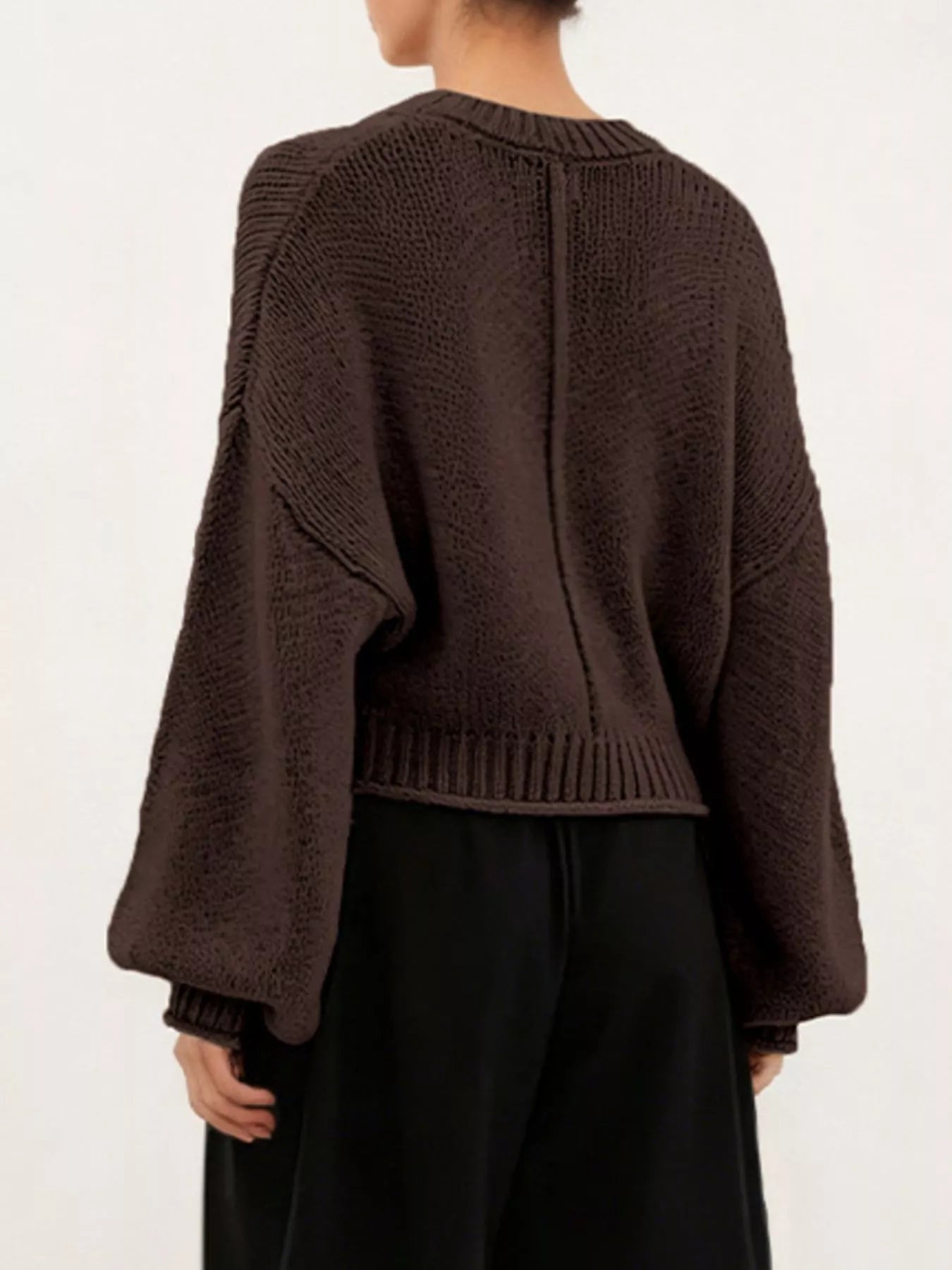 Oversized Chunky Knit Sweater