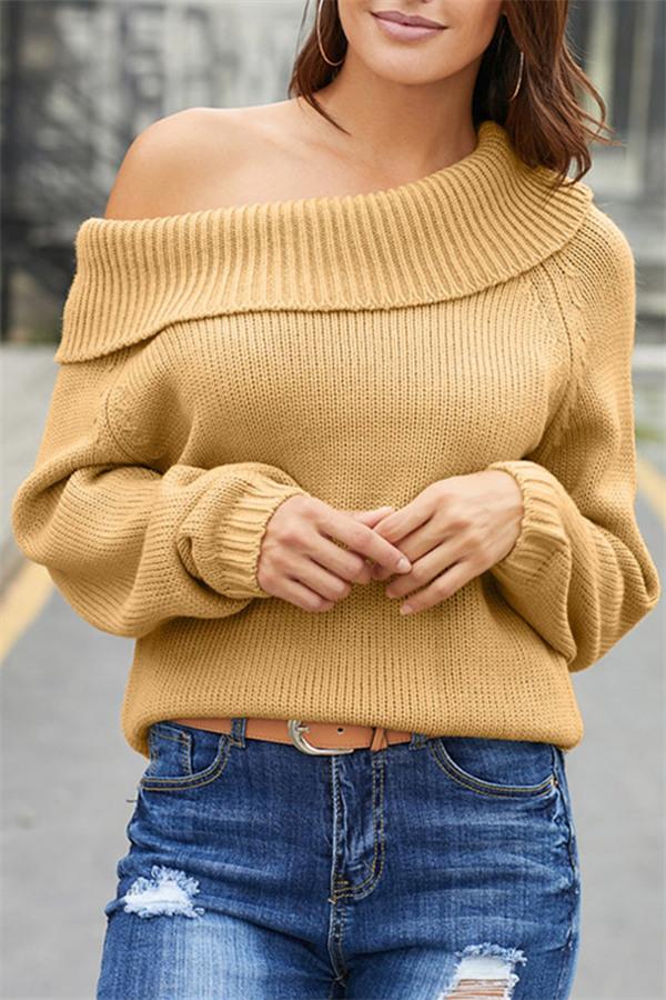 Chic Off Shoulder Sweater
