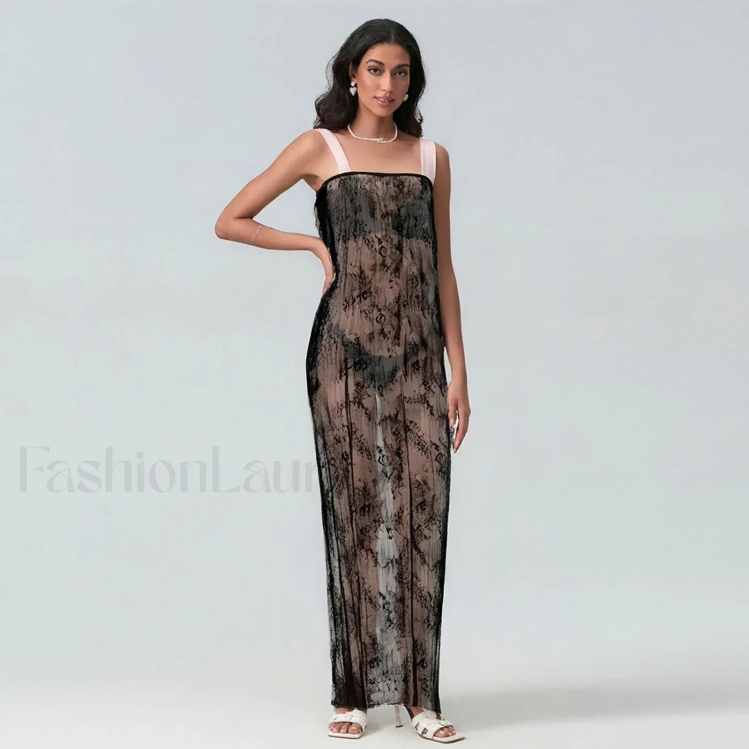 Chiffon Patchwork Kimono Cover Up