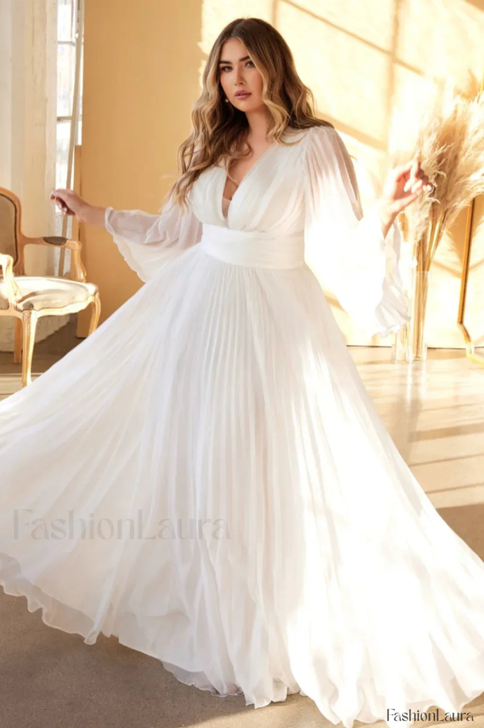 Cinderella Divine Stylish CD242 Maxi Dress