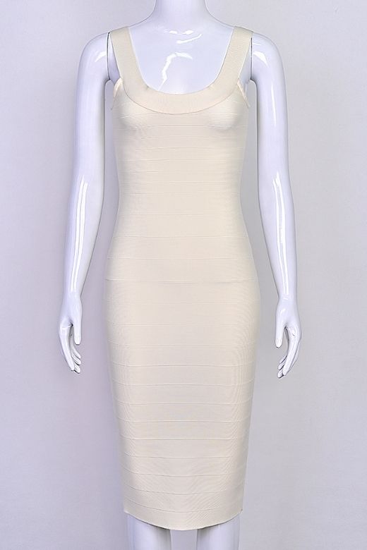 Cindy Bandage Midi Dress - Army Green