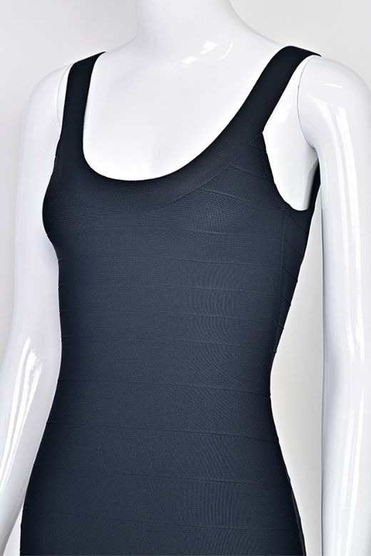 Cindy Bandage Mini Dress - Classic Black