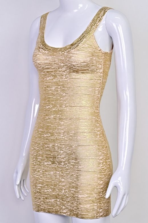 Cindy Bandage Mini Dress - Rose