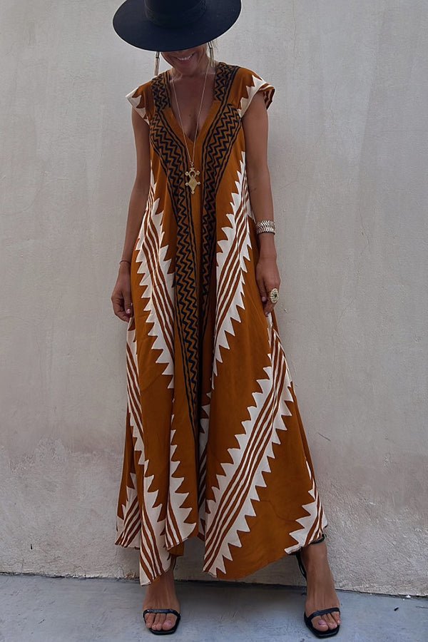 Haydée A-line Maxi Dress for Women Wedding Guest Look