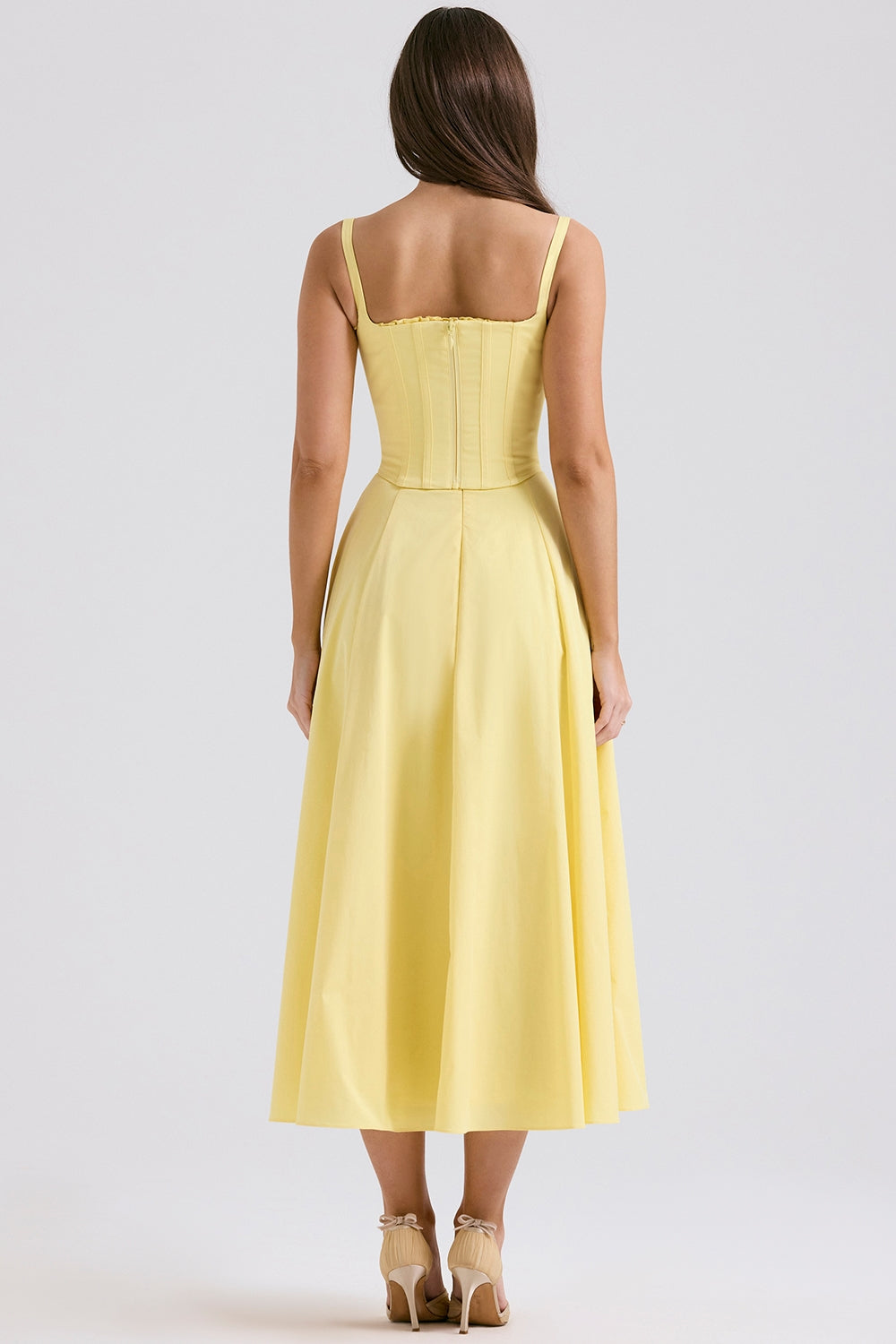 Timeless Allegra Midi Dress with Corset Everyday Luxe Edit