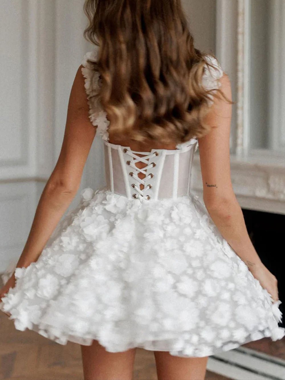Clementine Lace Mini Dress 2
