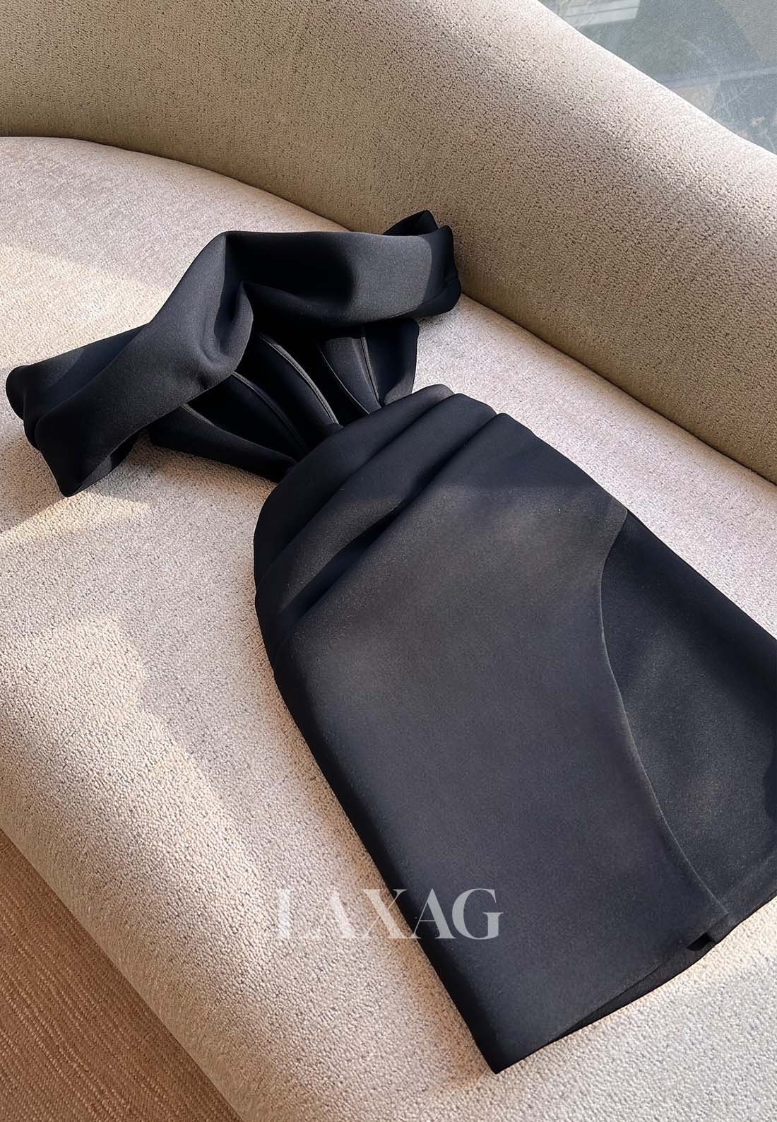 Sweetheart Pleated Mermaid Homecoming Dress Sleeveless Satin Short Party Gowns