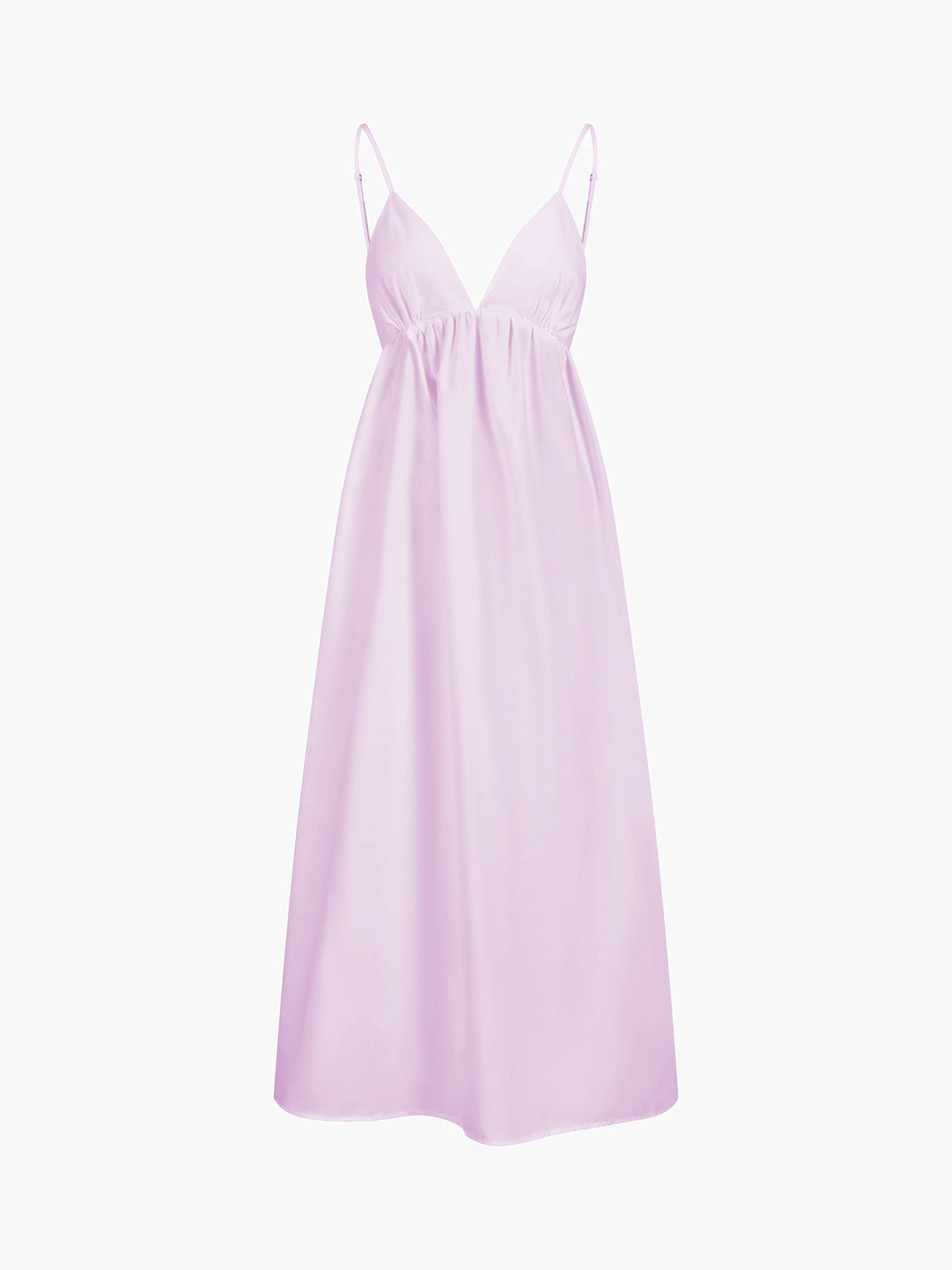 Backless Spaghetti Strap A-Line Maxi Dress 11