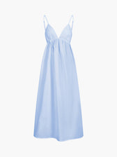 Backless Spaghetti Strap A-Line Maxi Dress 12