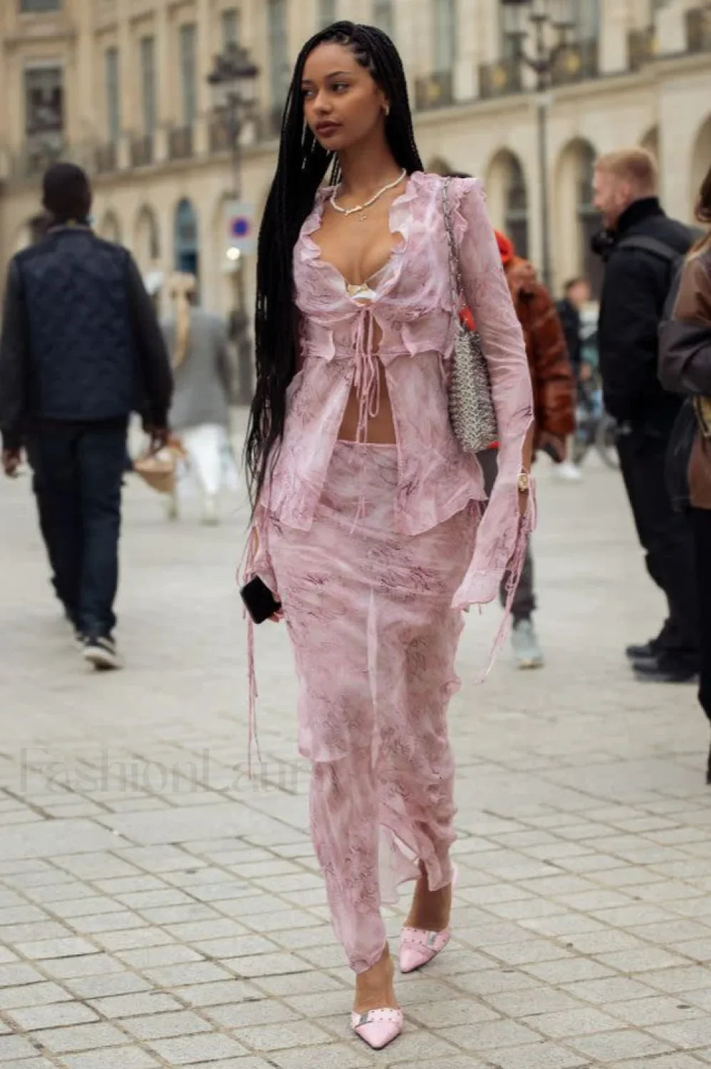 Cobra Blouse Stylish + Skirt Set