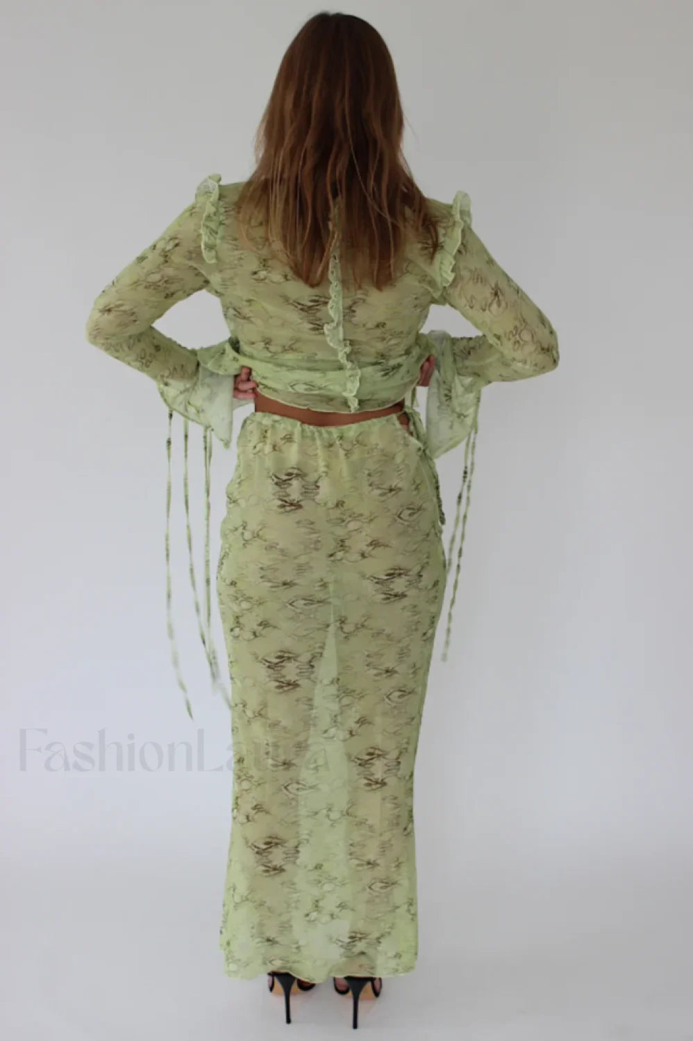 Cobra Blouse Stylish + Skirt Set