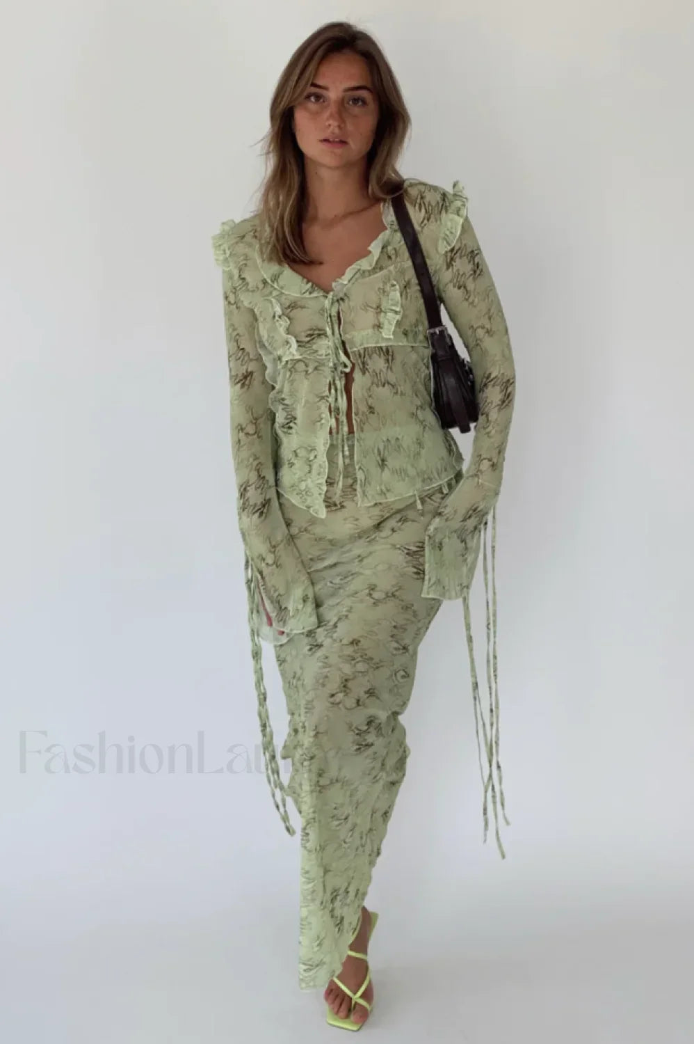 Cobra Blouse Stylish + Skirt Set