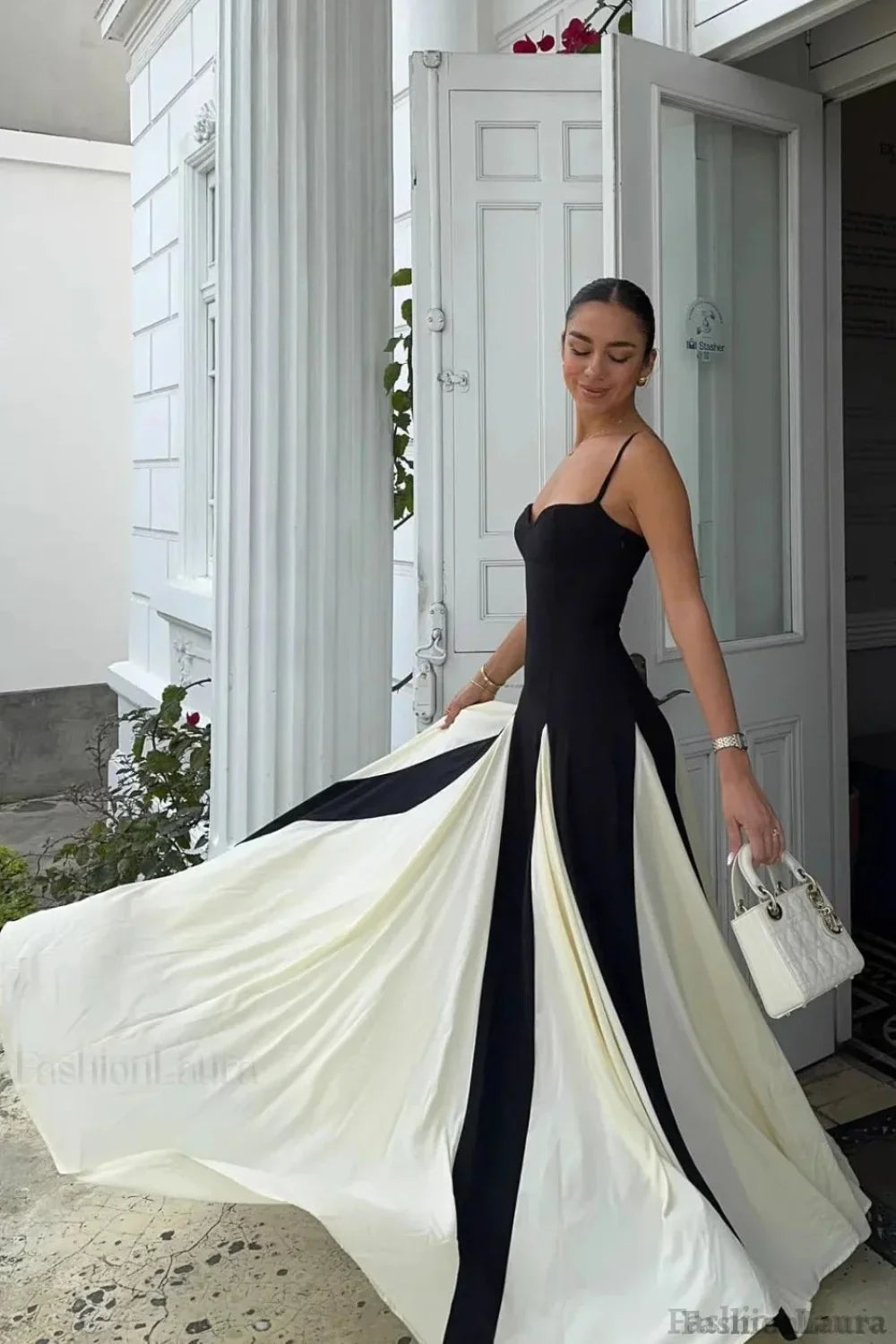 Colorblock Cami Maxi Dress