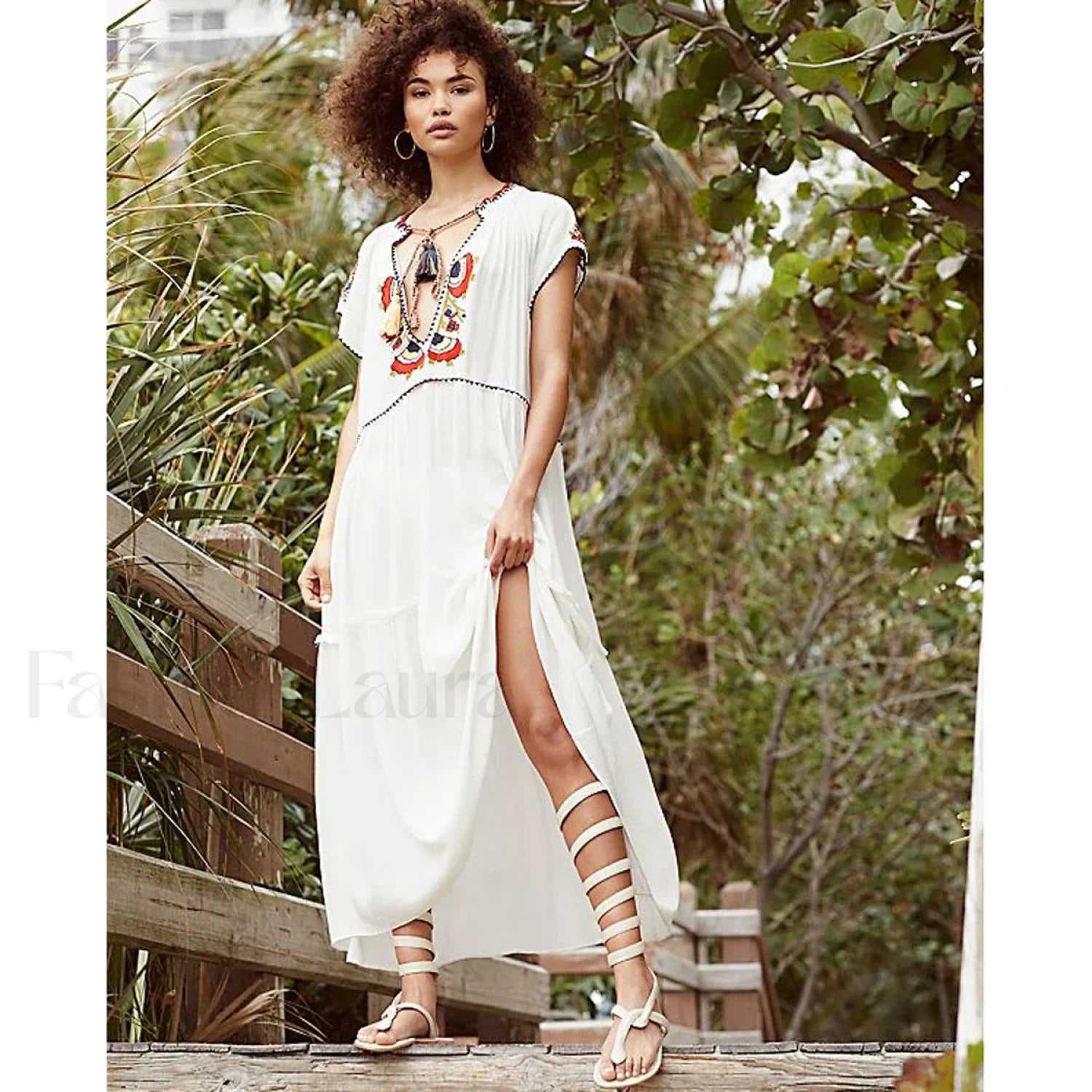 Colorful Tassel Short Boho Dress