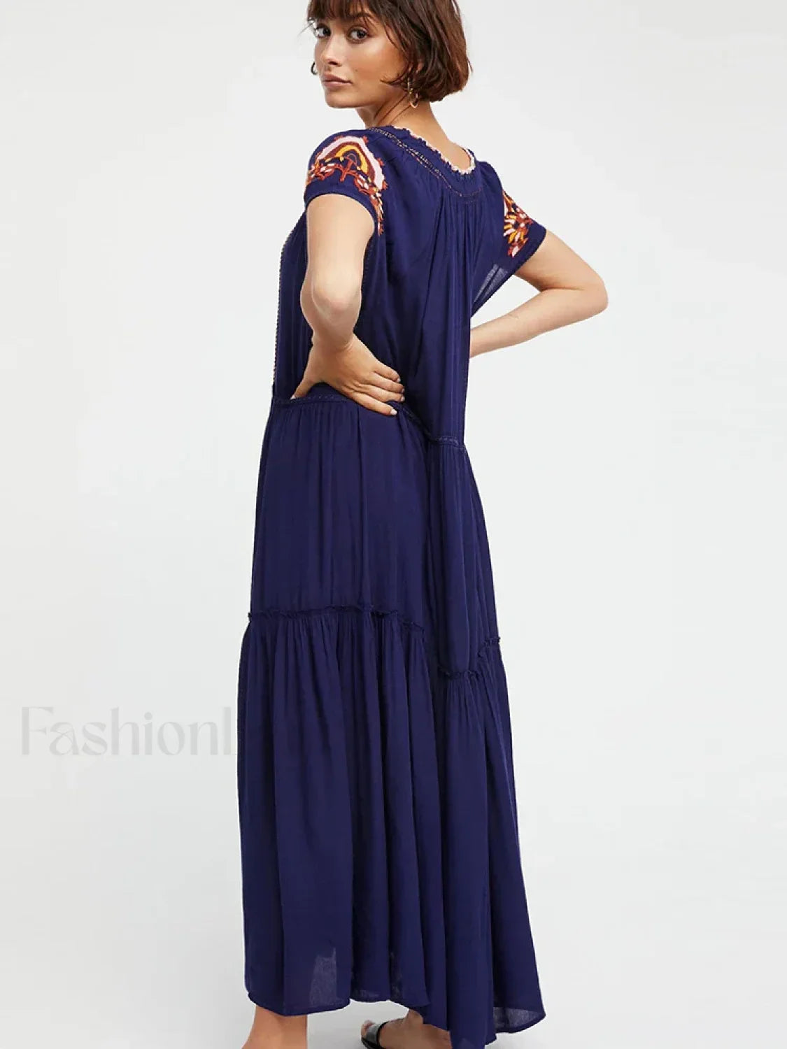 Colorful Tassel Short Boho Dress