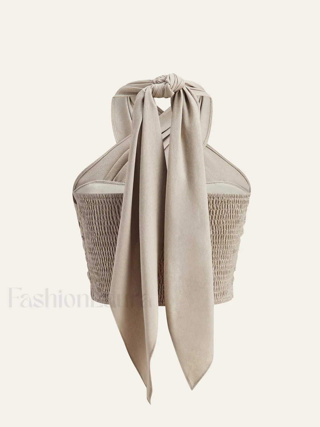 Cotton & Line Crisscross Halter Tank Top