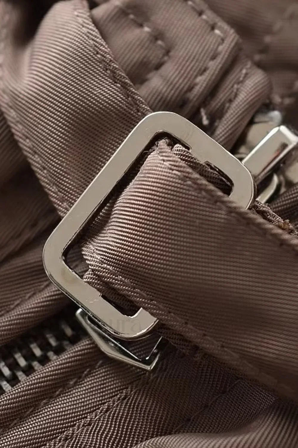 Cropped Cargo High Neck Coat