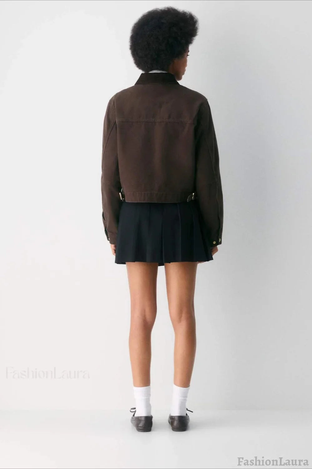 Cropped Utility Workwear Jacket